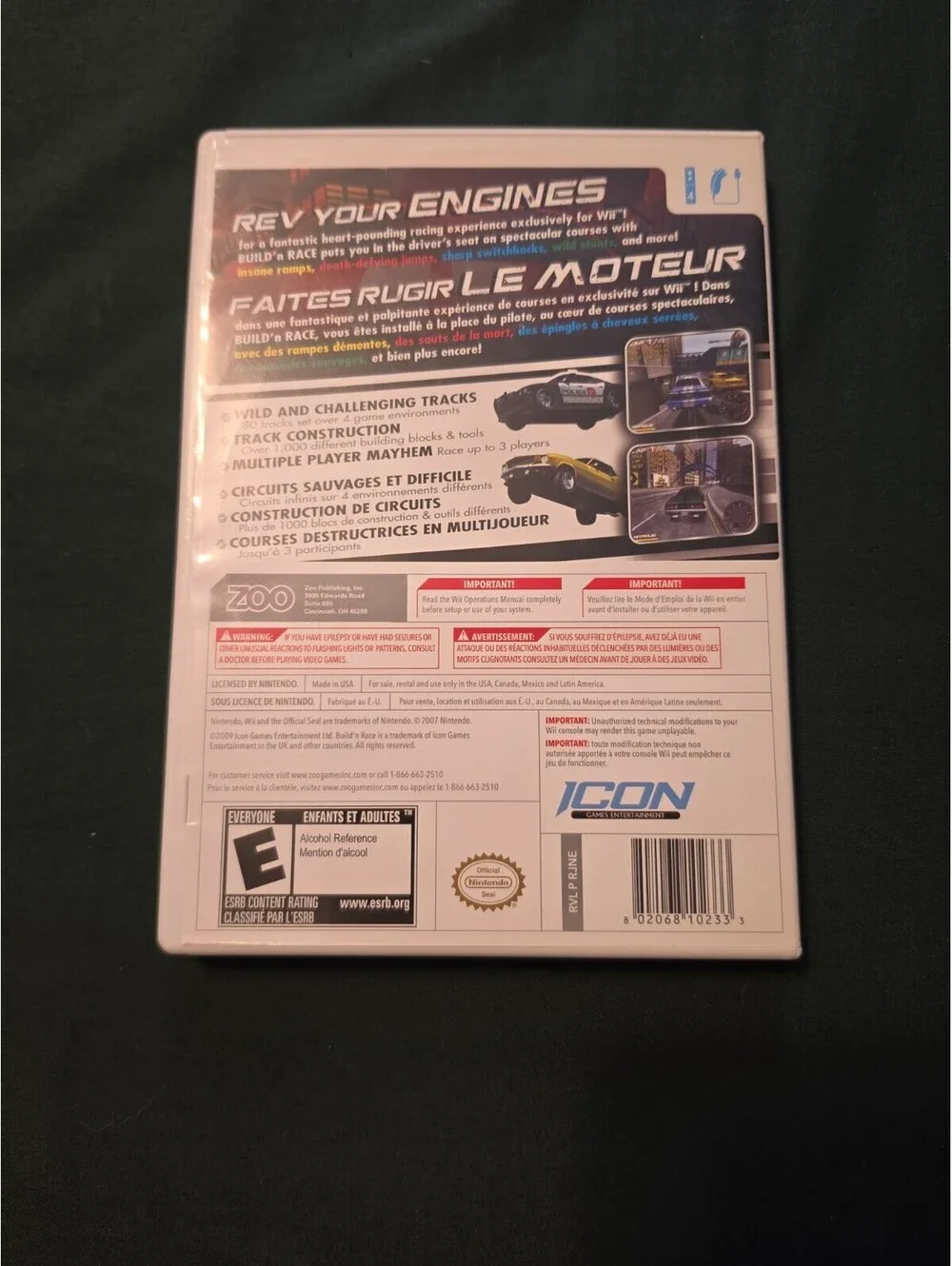 Build 'N Race Nintendo Wii Racing Game Custom Track Builder Video Game CIB